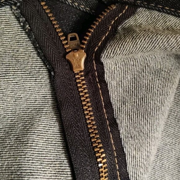 Theory Denim A-line Skirt Sz 8 Lonita C Terni Raw Made In USA - Picture 8 of 8